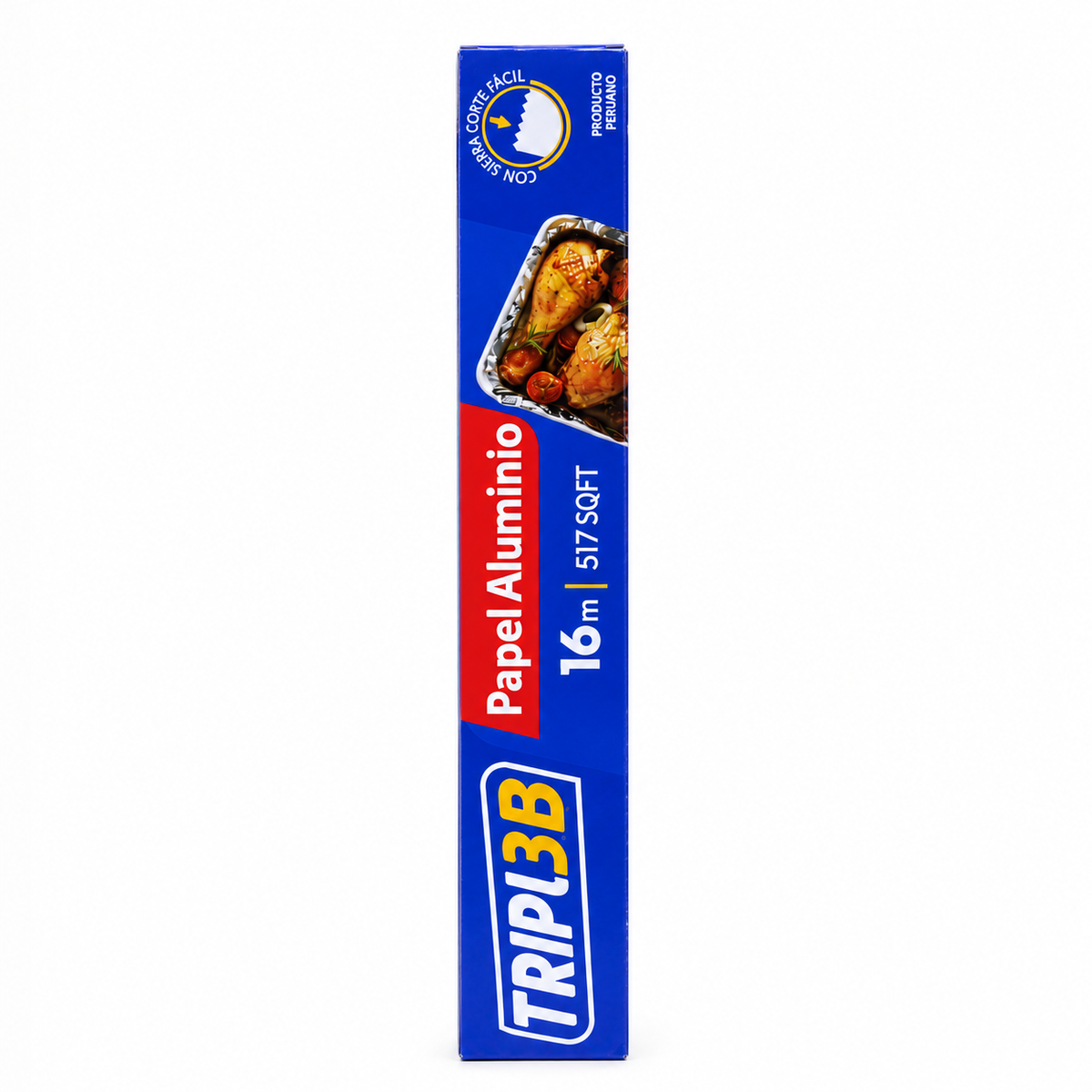 Papel Aluminio Triple B en Rollo 30 cm x 16 m