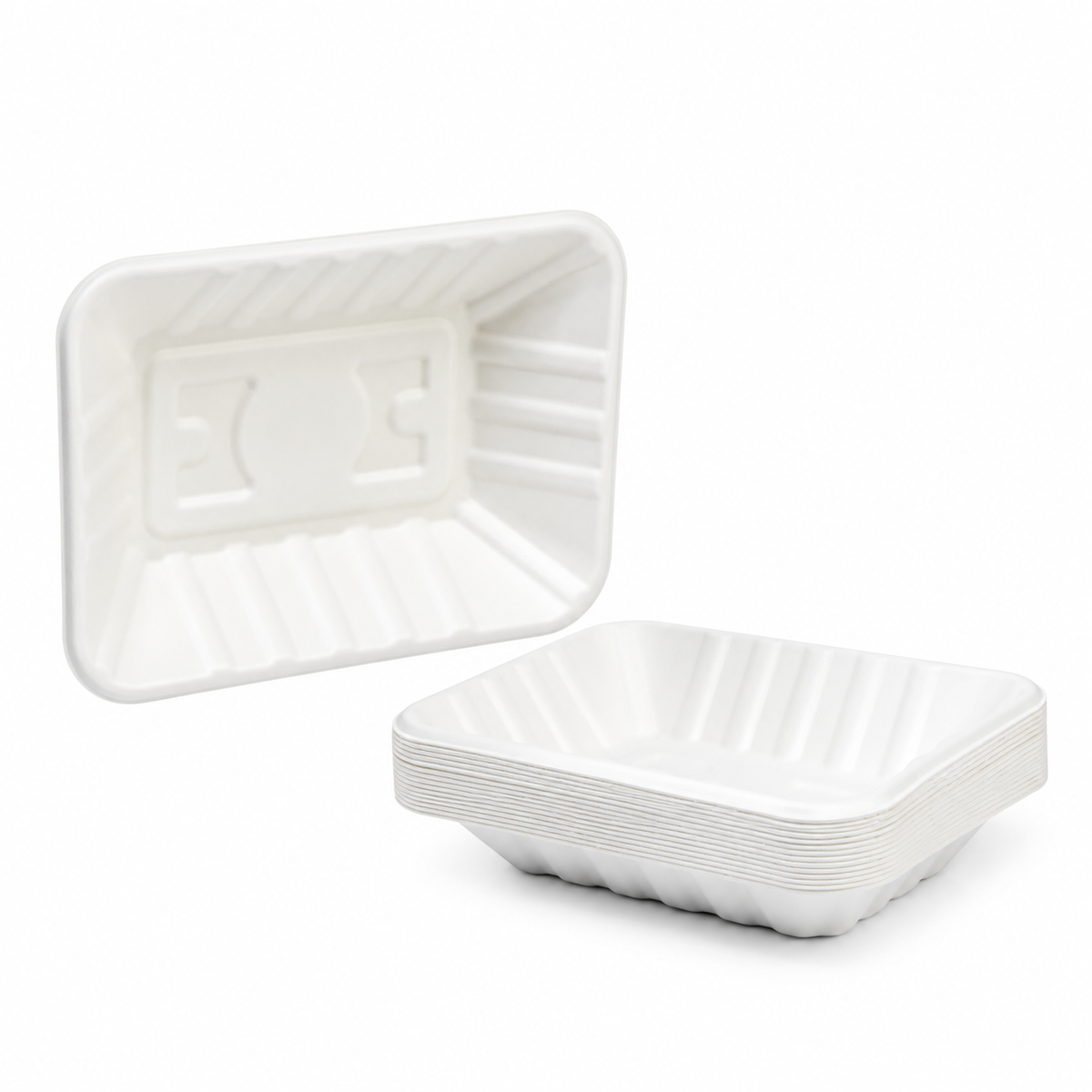 Bandeja Biodegradable Fibra Europea N° 17 Paquete x 25 un.