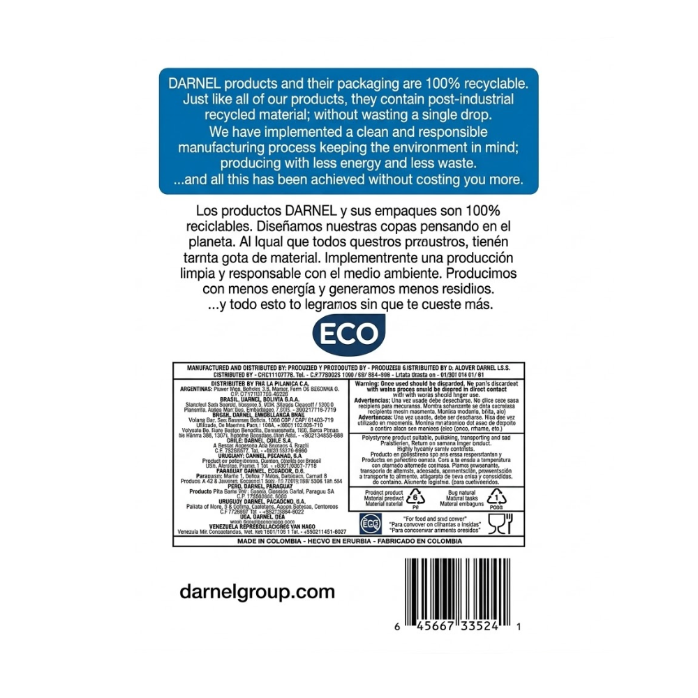 Envase Ajicero Transparente Descartable Darnel con Tapa 0.75 oz Paquete x 100un.