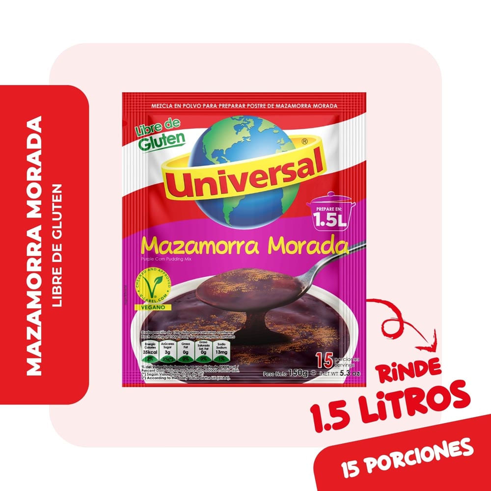 Mazamorra Morada Universal Sobre 150gr