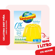 Gelatina Diet Universal Piña Caja 19gr