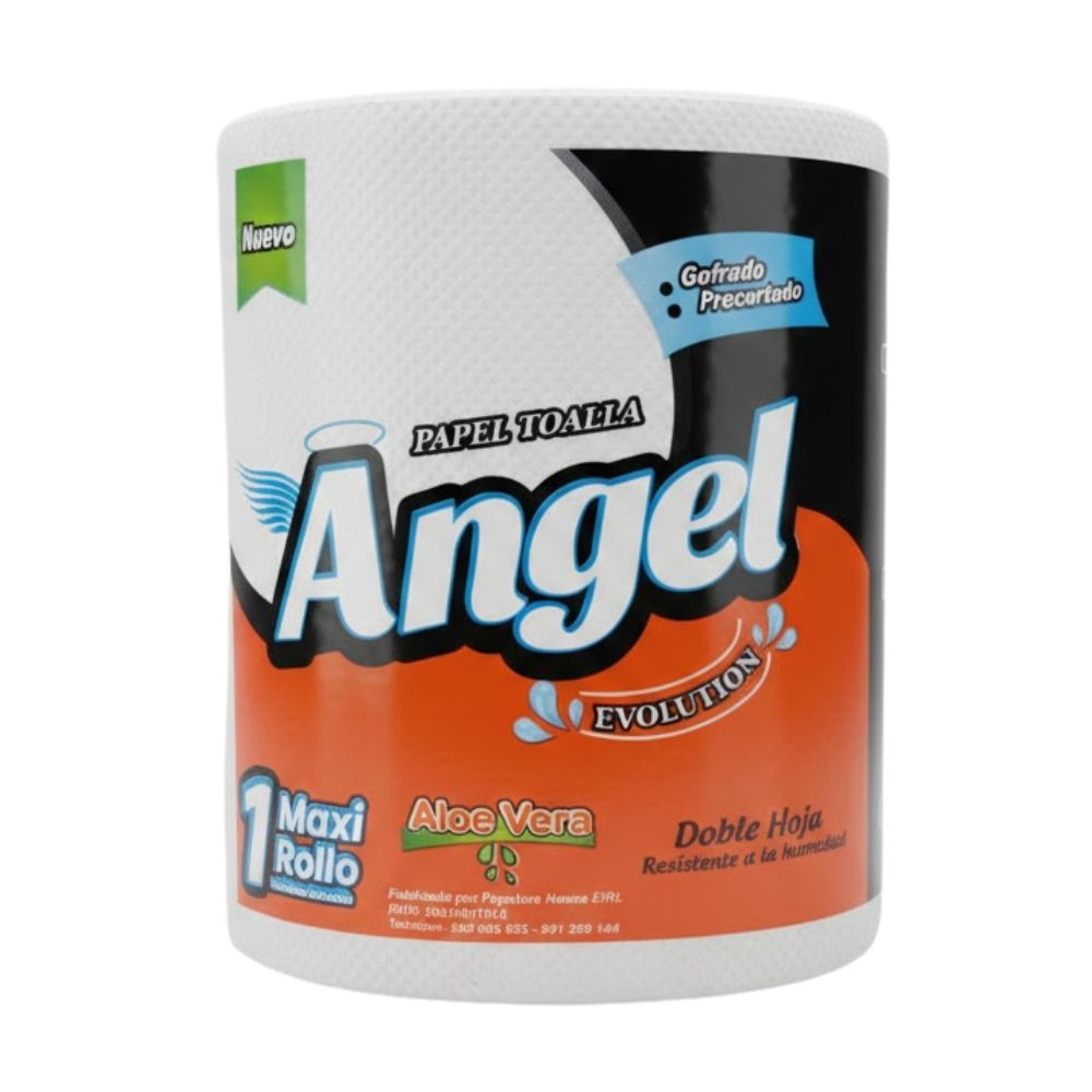 Papel Toalla Angel Doble Hoja Precortado
