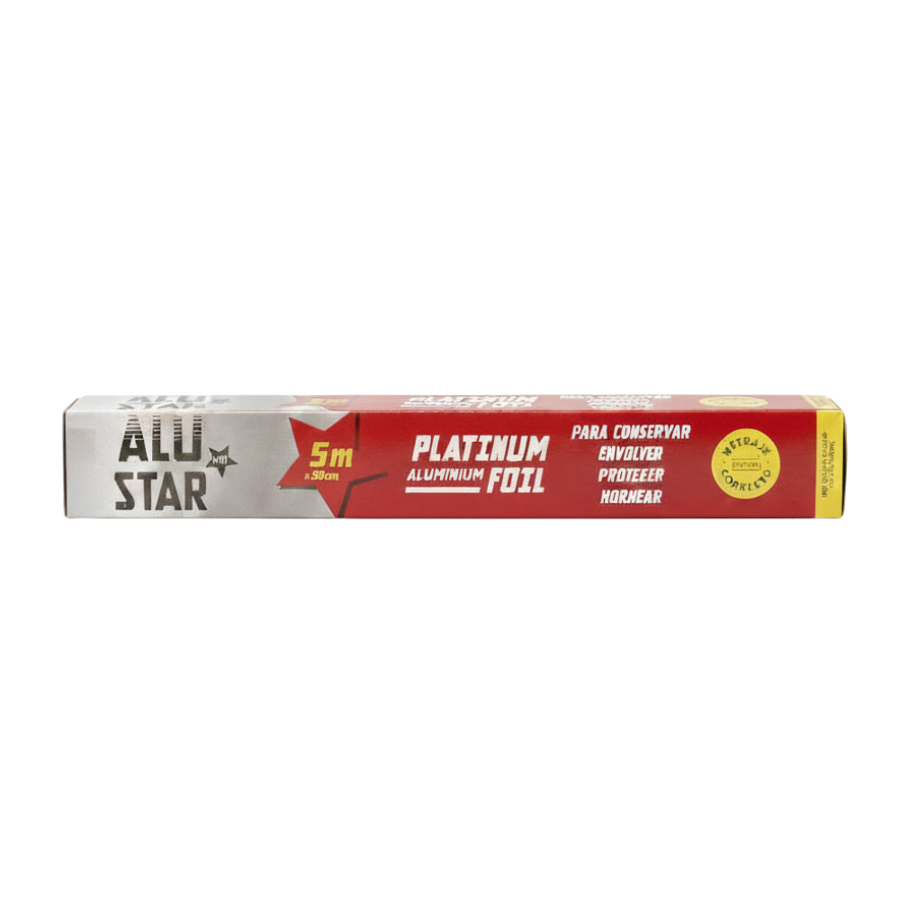 Papel Aluminio U-thil en Rollo 30 cm x 5 m