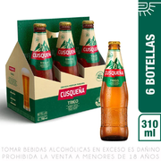 Cerveza Cusqueña Trigo Sixpack Botella 310ml