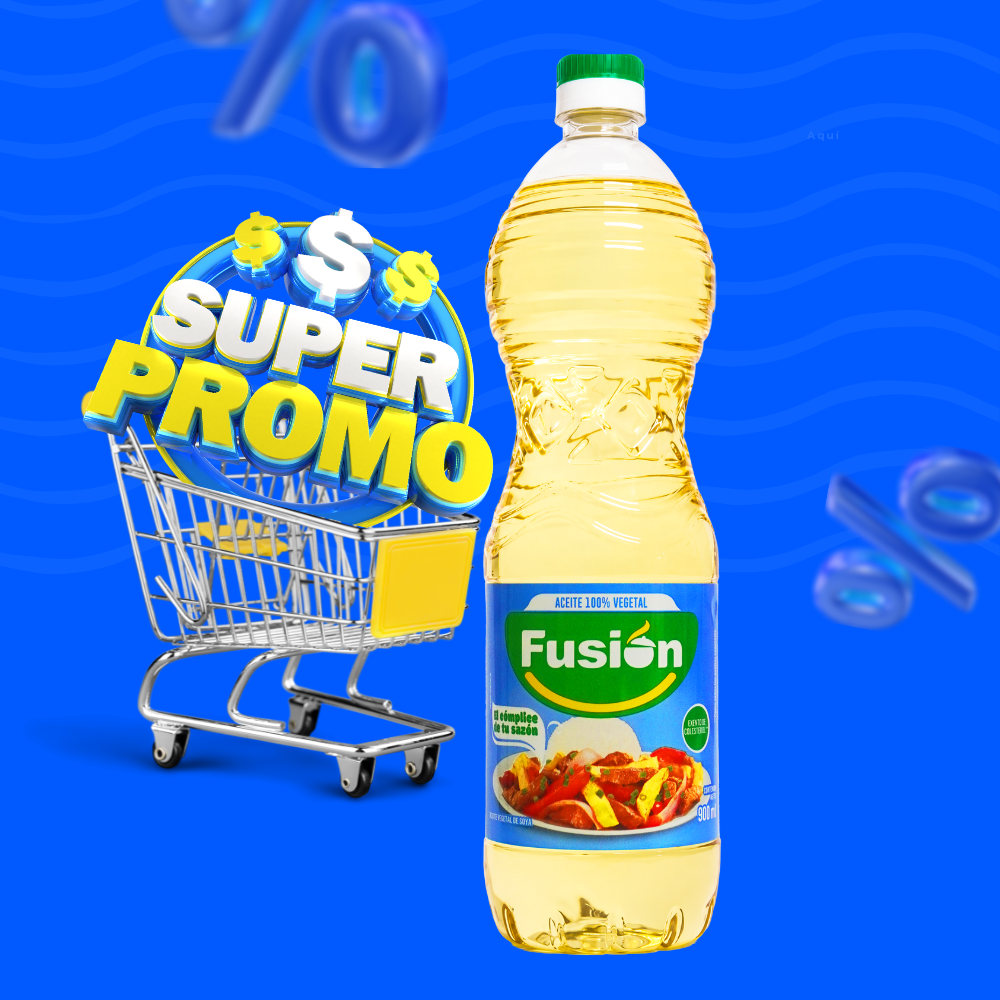 Aceite Vegetal Fusión Botella 900 ml