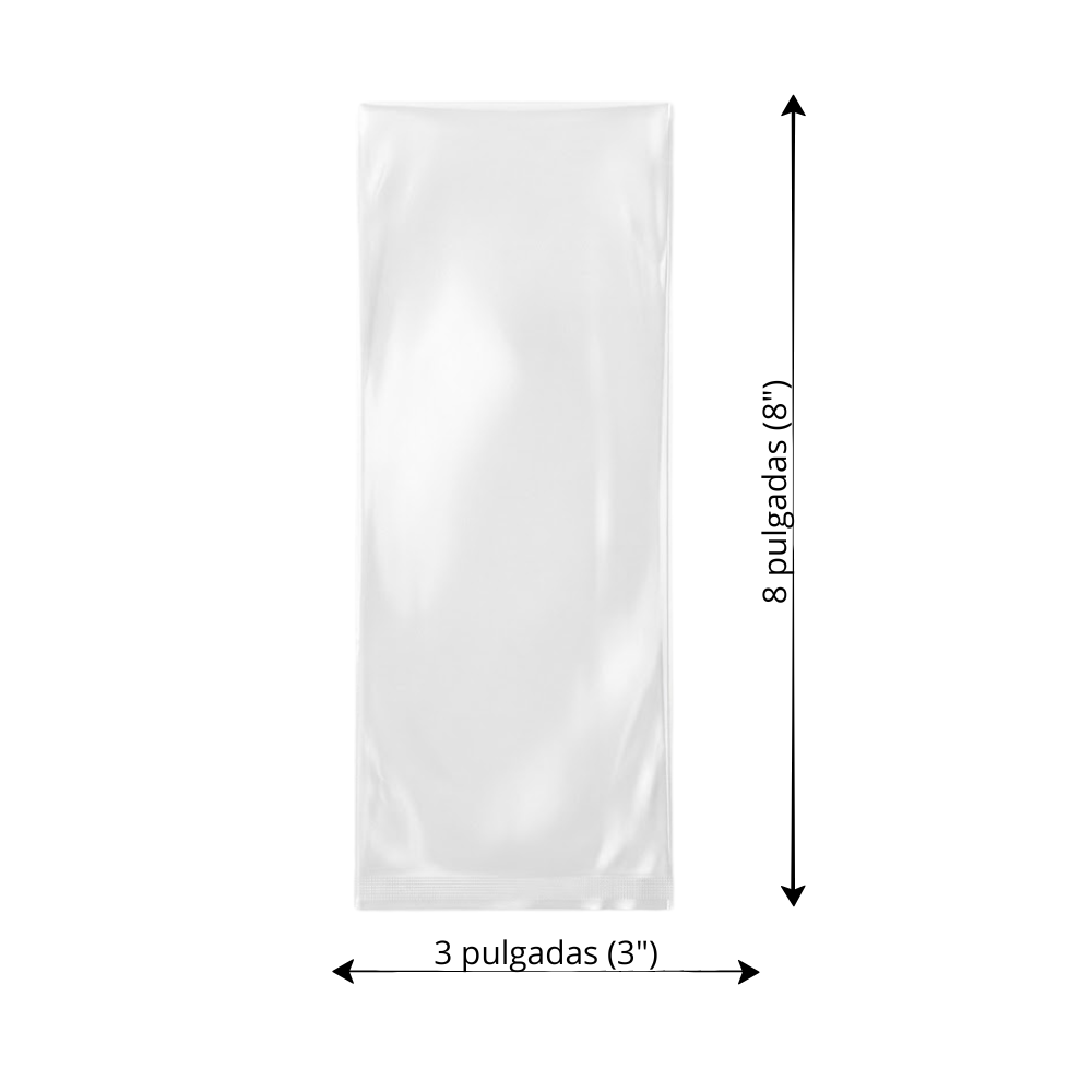 Bolsa Plástica Transparente Desglosable Plastimiq en Rollo 3X8 "