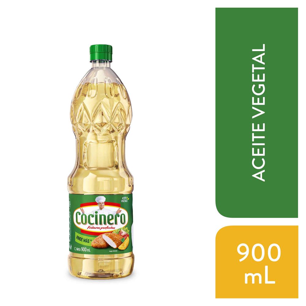 Aceite Vegetal Cocinero Botella 900ml