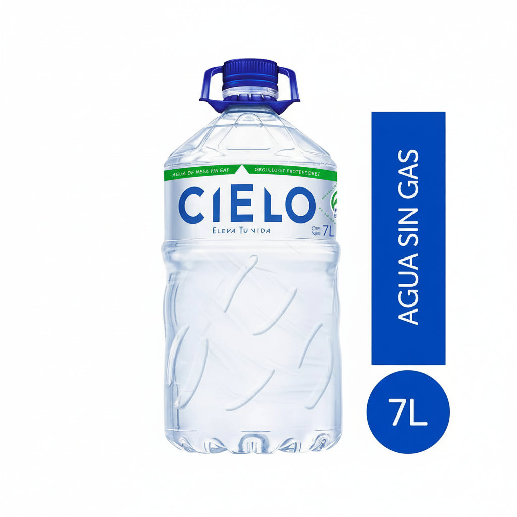 Agua Sin Gas Cielo Bidón  7Lt