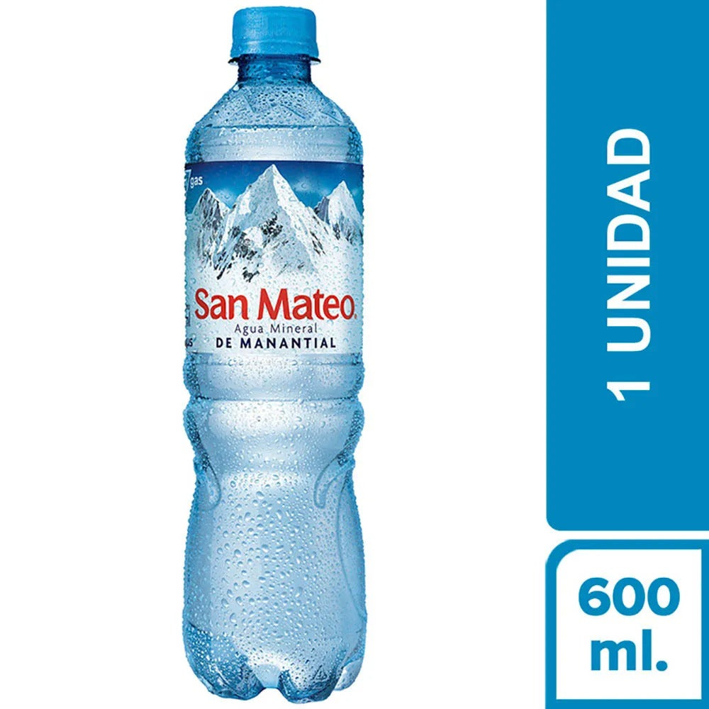 Agua Sin Gas San Mateo Botella 600ml