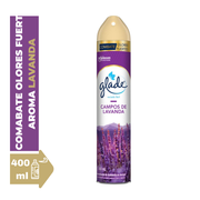 Ambientador Glade Aerosol Campos de lavanda 400ml