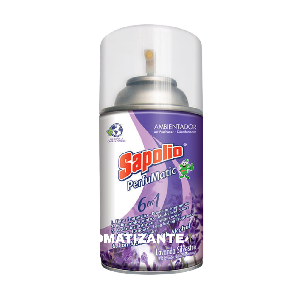 Ambientador Sapolio Perfumatic Lavanda Silvestre Repuesto 240ml