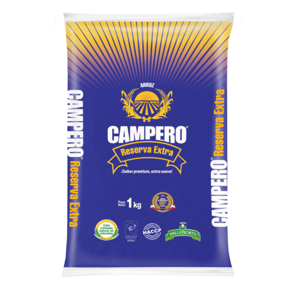 Arroz Campero ExtraBolsa 1Kg