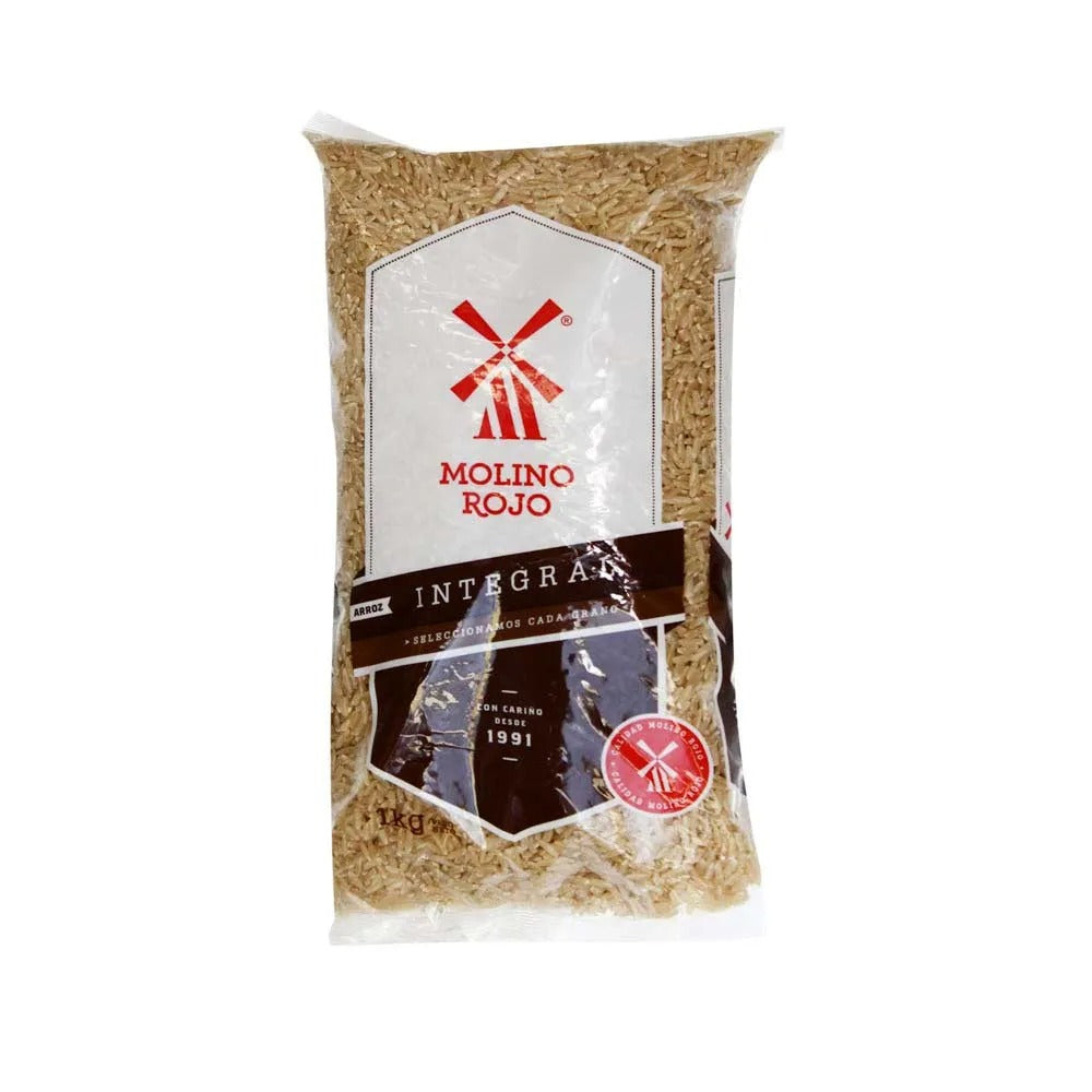 Arroz Molino Rojo Integral Bolsa 1Kg