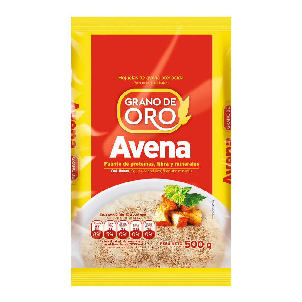 Avena Grano de Oro Bolsa 500gr