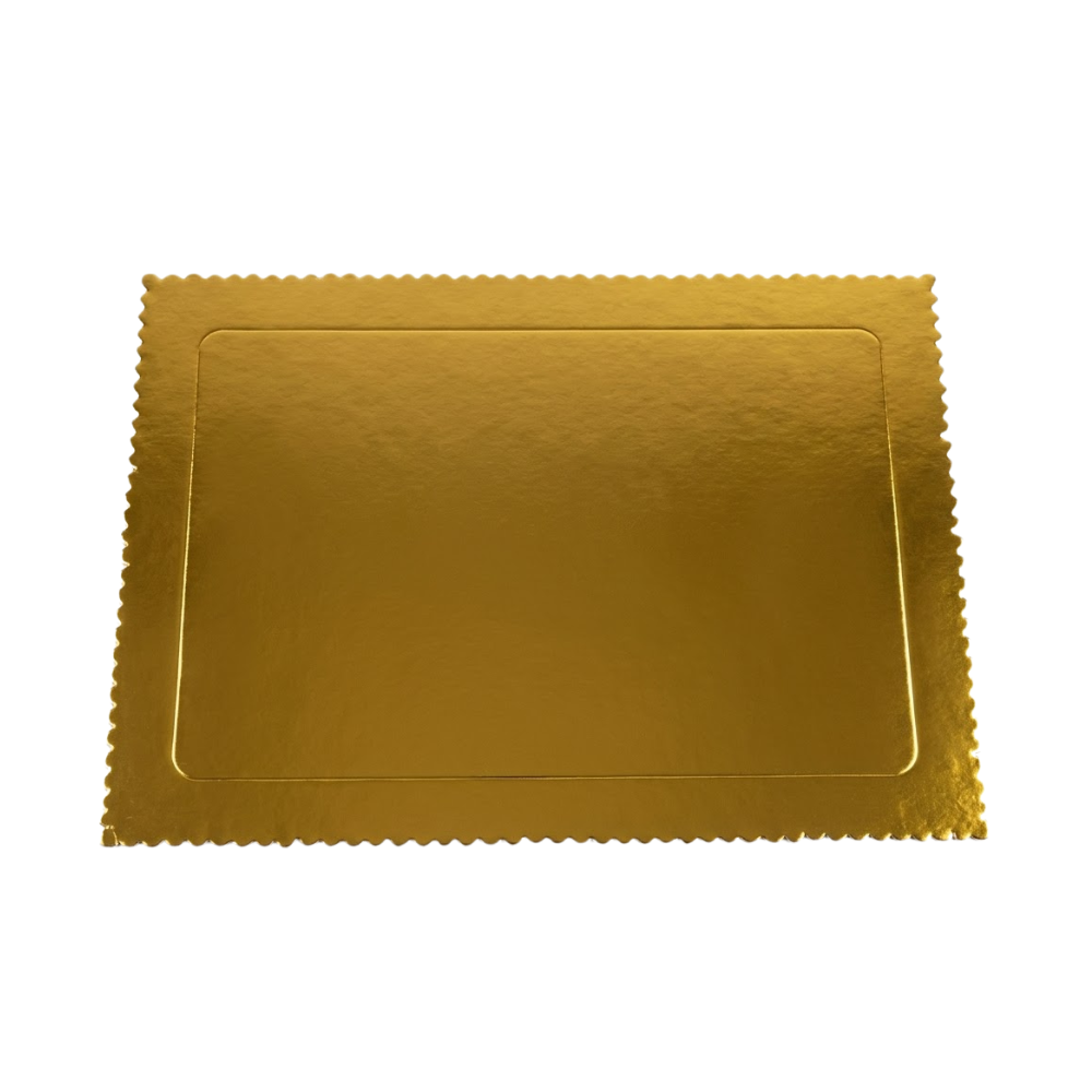 Base de Cartón para Repostería Dorado 30 X 40 cm