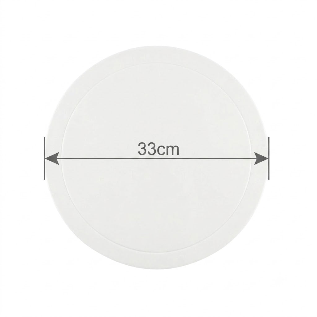 Base de Cartón para Repostería Dorado, Plata y Blanco 33cm