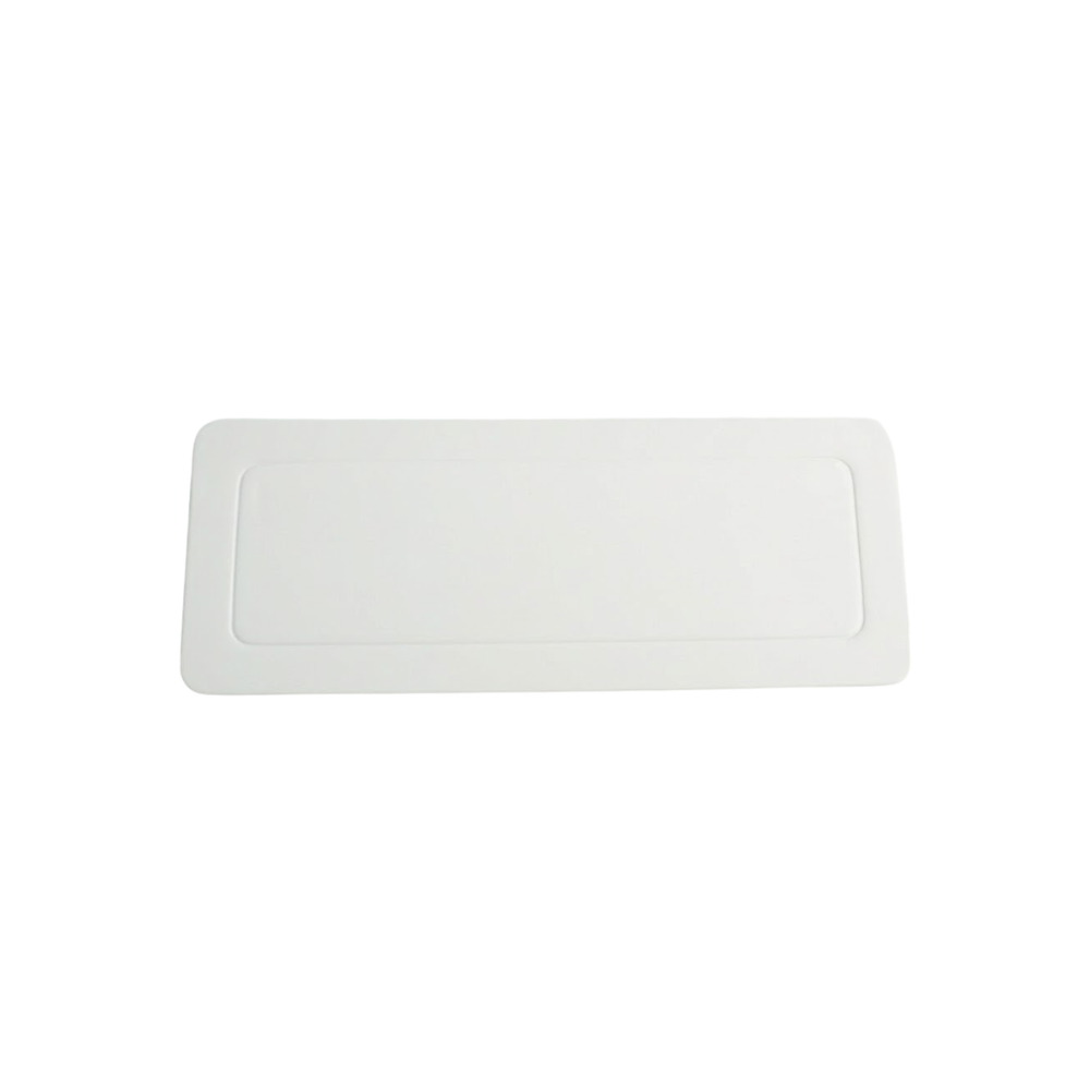 Base de Cartón para Repostería Dorado, Plata y Blanco Rectangular 12 x 30 cm