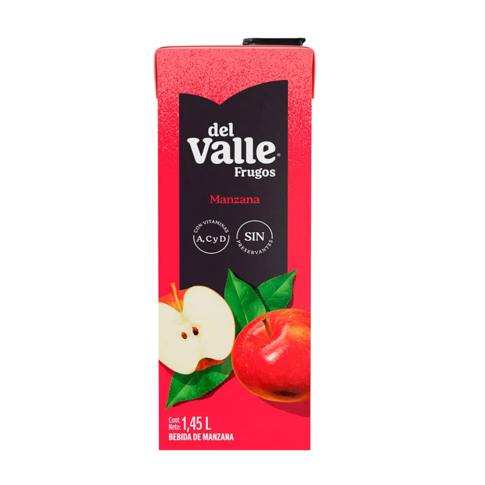 Bebida de Manzana Frugos del Valle Caja 1.45 lt