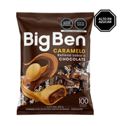Big Ben Caramelo Relleno de Chocolate 400 gr Bolsa 100un.