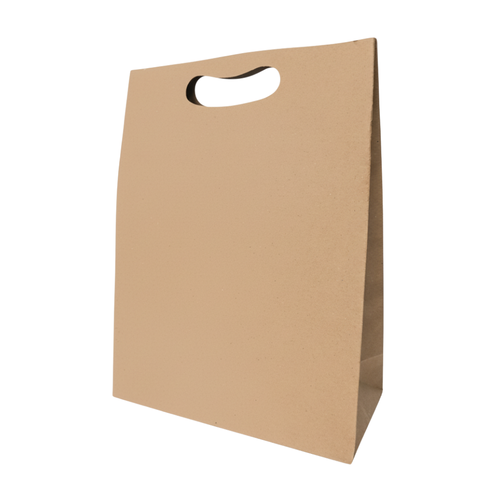 Bolsa De Papel Bk Kraft N°16 con Asa paquete x 25un.