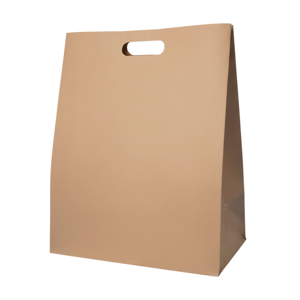 Bolsa De Papel Bk Kraft N°61 con Asa paquete x 25un.
