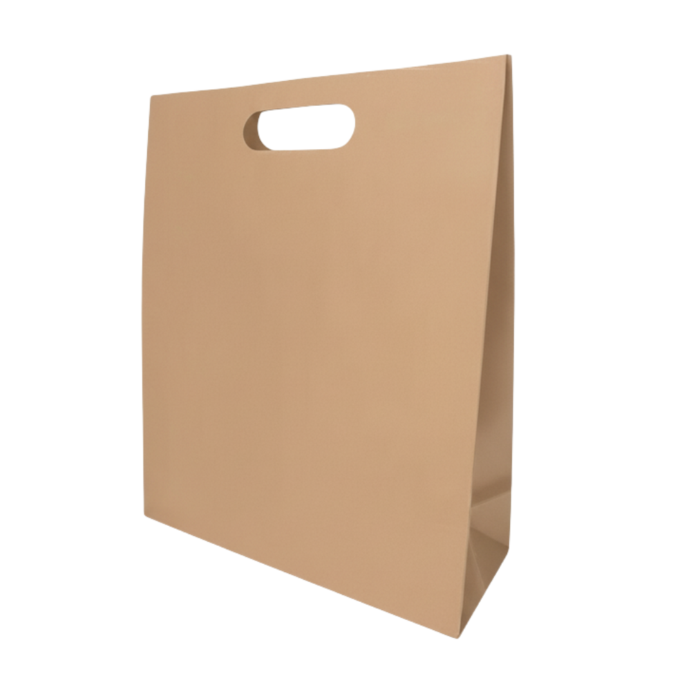 Bolsa De Papel Bk Kraft N°90 con Asa paquete x 25un.