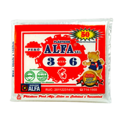 Bolsa Plástica Transparente Cristal Alfa 3X6 " Paquete 50un.