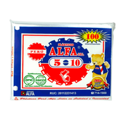 Bolsa Plástica Transparente Cristal Alfa 5X10 " Paquete 100un.