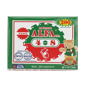 Bolsa Plástica Transparente Cristal Alfa 4X8 " Paquete 200un.