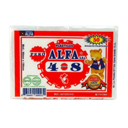 Bolsa Plástica Transparente Cristal Alfa 4X8 " Paquete 50un.