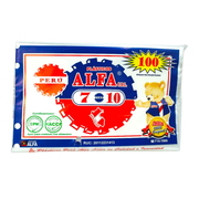 Bolsa Plástica Transparente Cristal Alfa 7X10 " Paquete 100un.