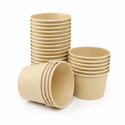 Bowl Fibra de Bambú 8 oz con Tapa Paquete x 25 un.