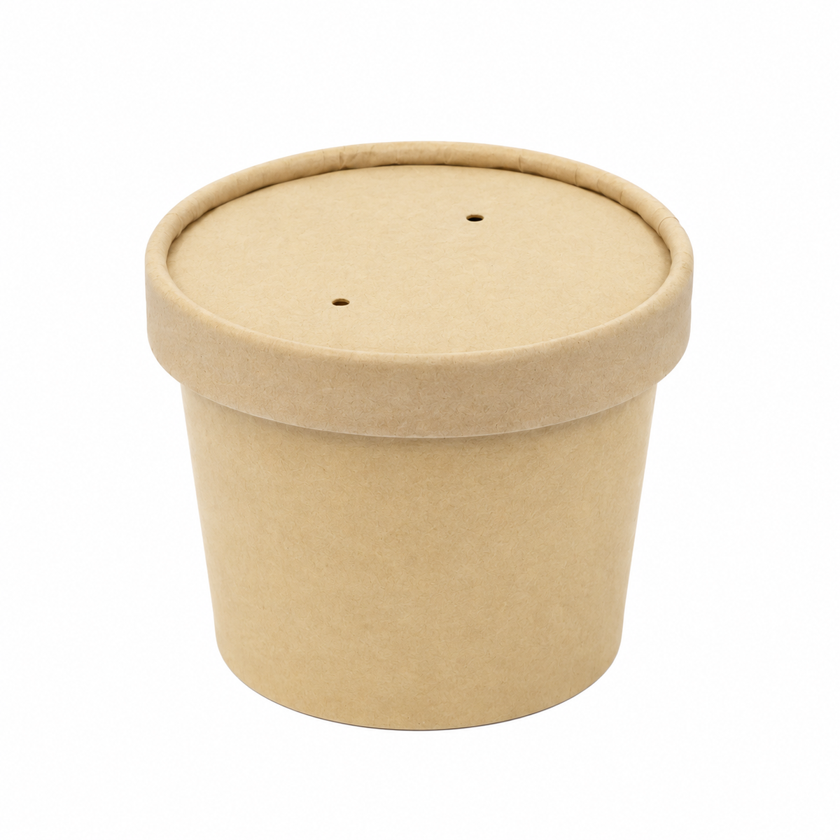 Bowl Fibra de Bambú 8 oz con Tapa Paquete x 25 un.