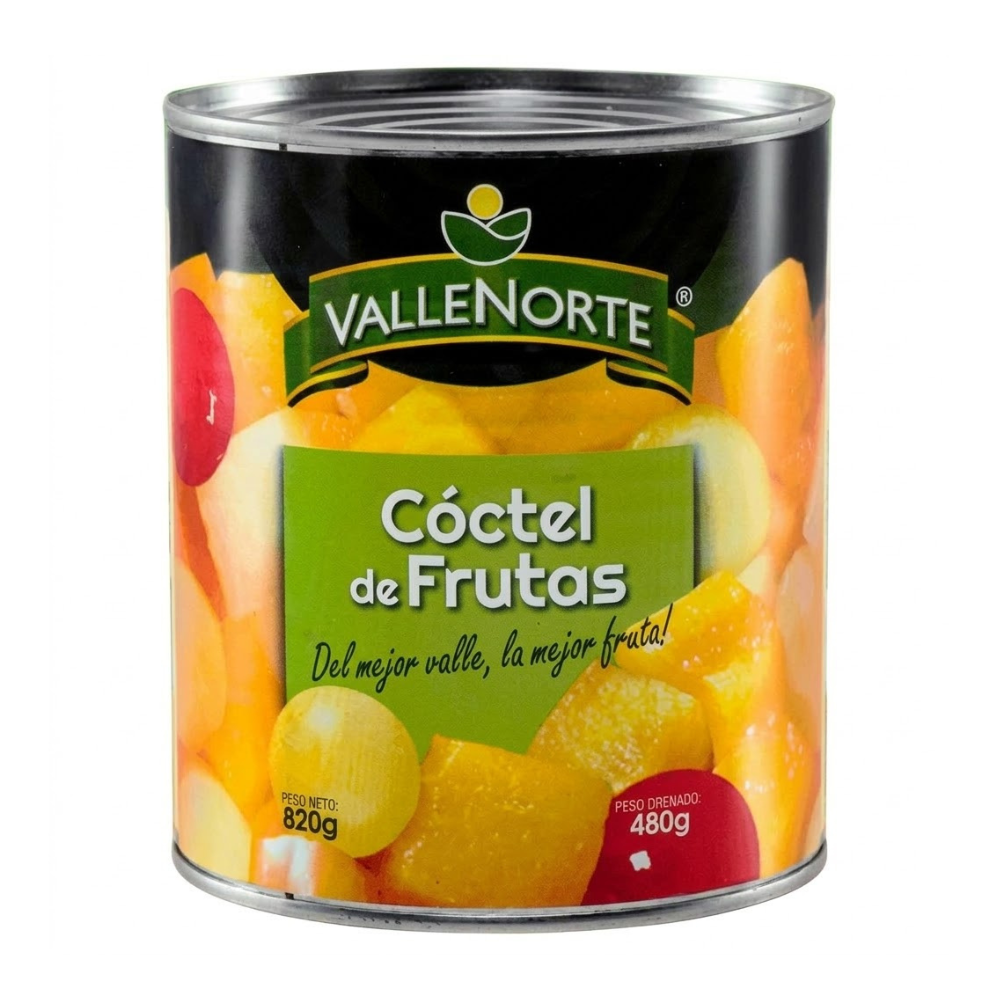 Cóctel De Frutas Valle Norte 820gr