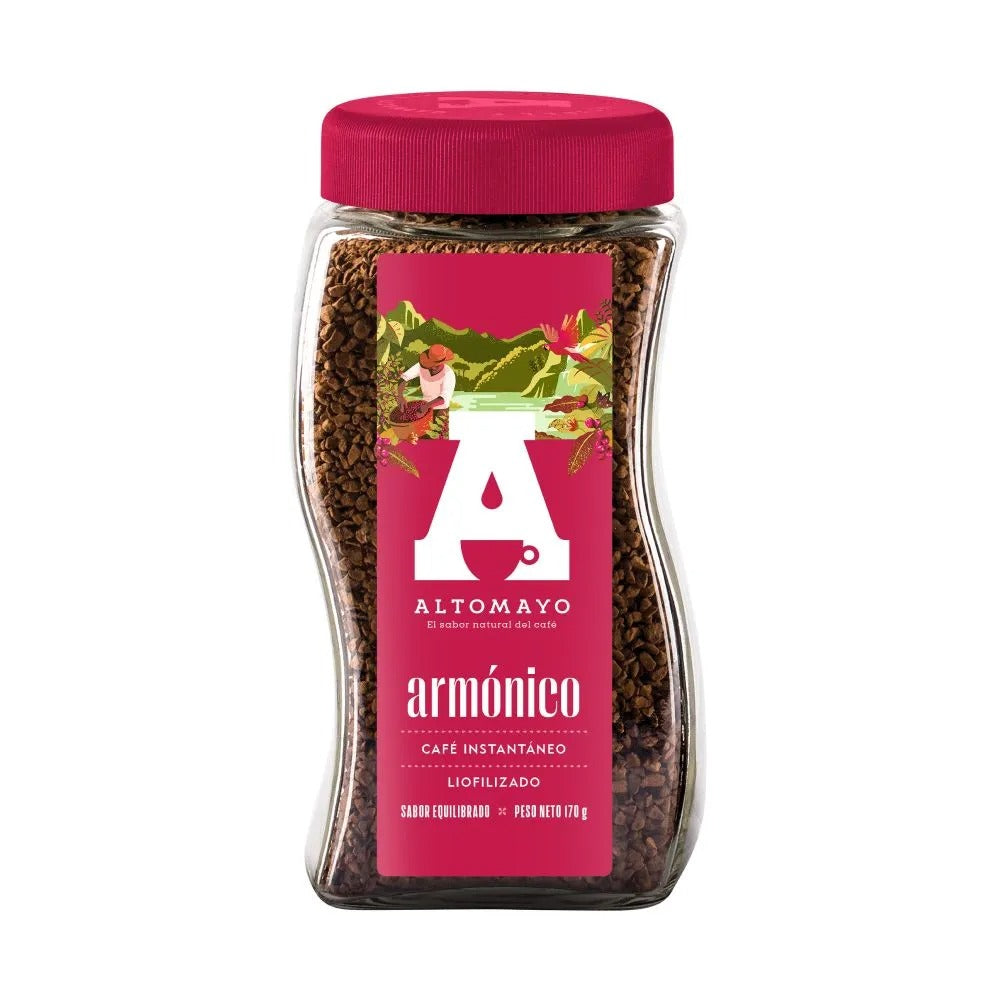 Café Instantáneo Clásico Altomayo Armonico Frasco 170gr