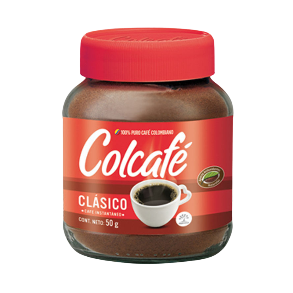 Café Instantáneo Clásico Colcafé Frasco 50gr