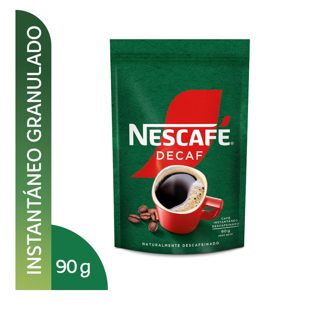 Café Instantáneo Nescafé Descafeinado Doypack 90gr