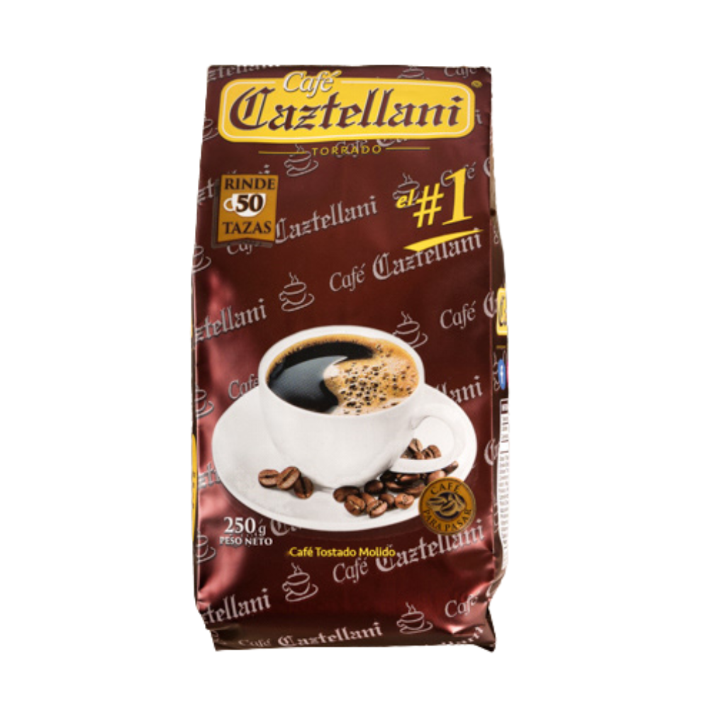 Café Molido para Pasar Caztellani Bolsa 250gr