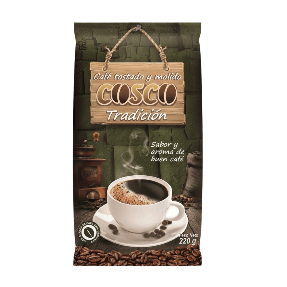 Café Molido para Pasar Cosco Bolsa 220gr