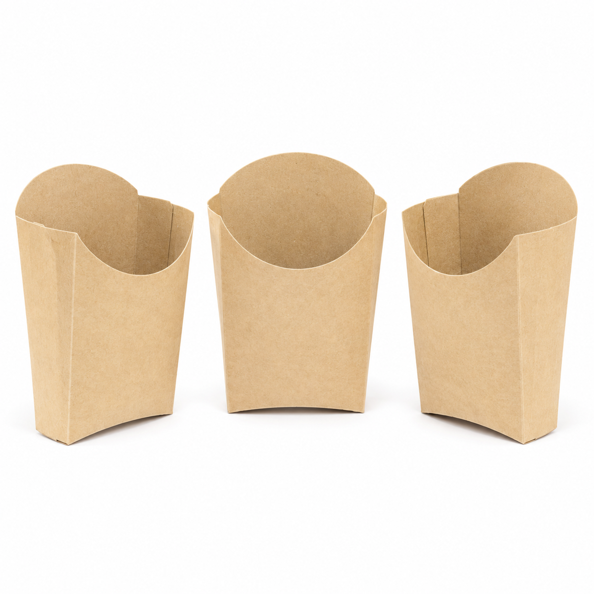 Caja Grande para Papa Frita Darnel Naturals – Cartón Kraft Ecológico Paquete x 25 un.