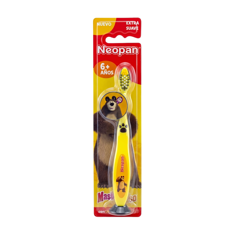 Cepillo de Dientes Neopan Masha y el Oso Niño + Años 0-6