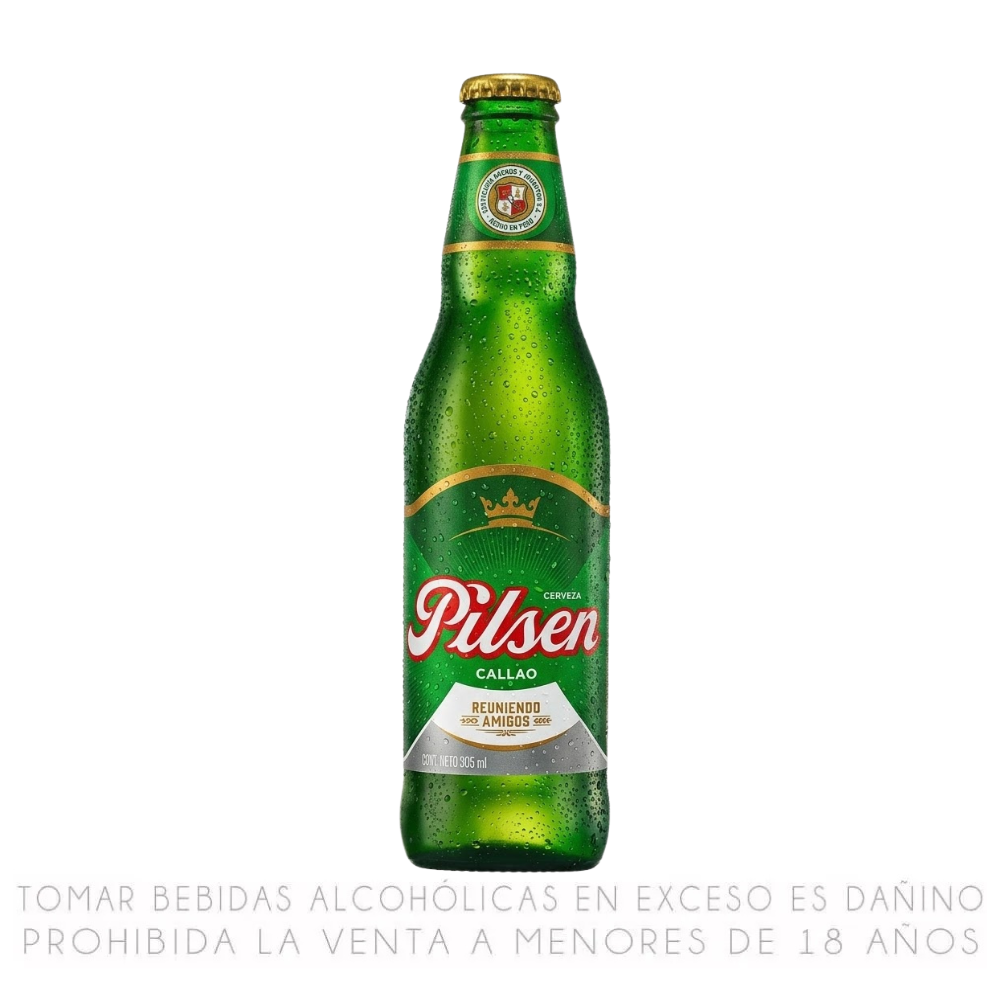 Cerveza Pilsen Botella 305 ml