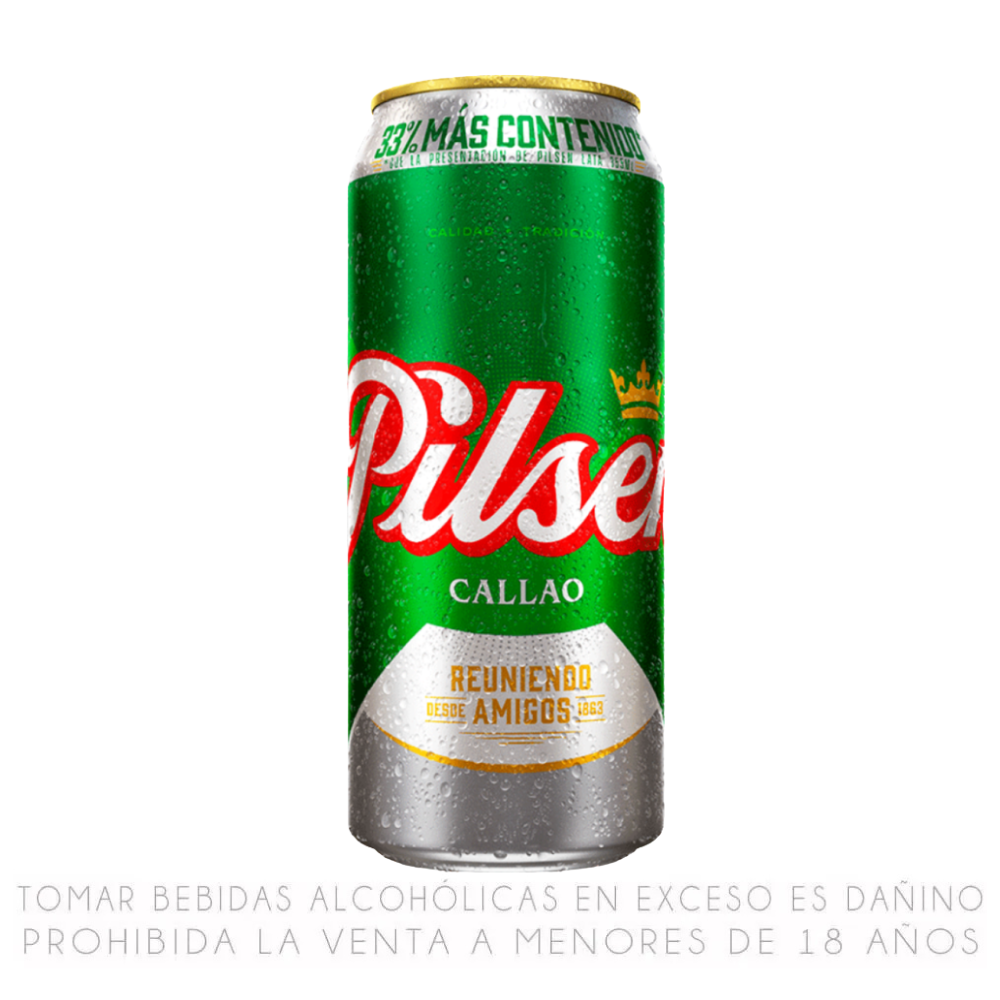 Cerveza Pilsen Lata 473 ml