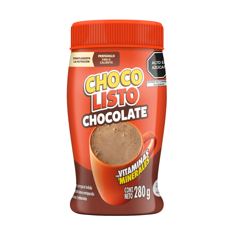 Chocolisto en Polvo Pote 280gr