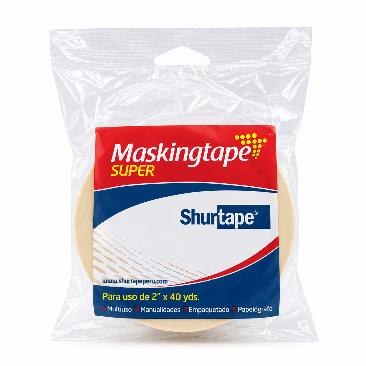 Cinta Maskingtape Super Shurtape 2" x 40 Yds