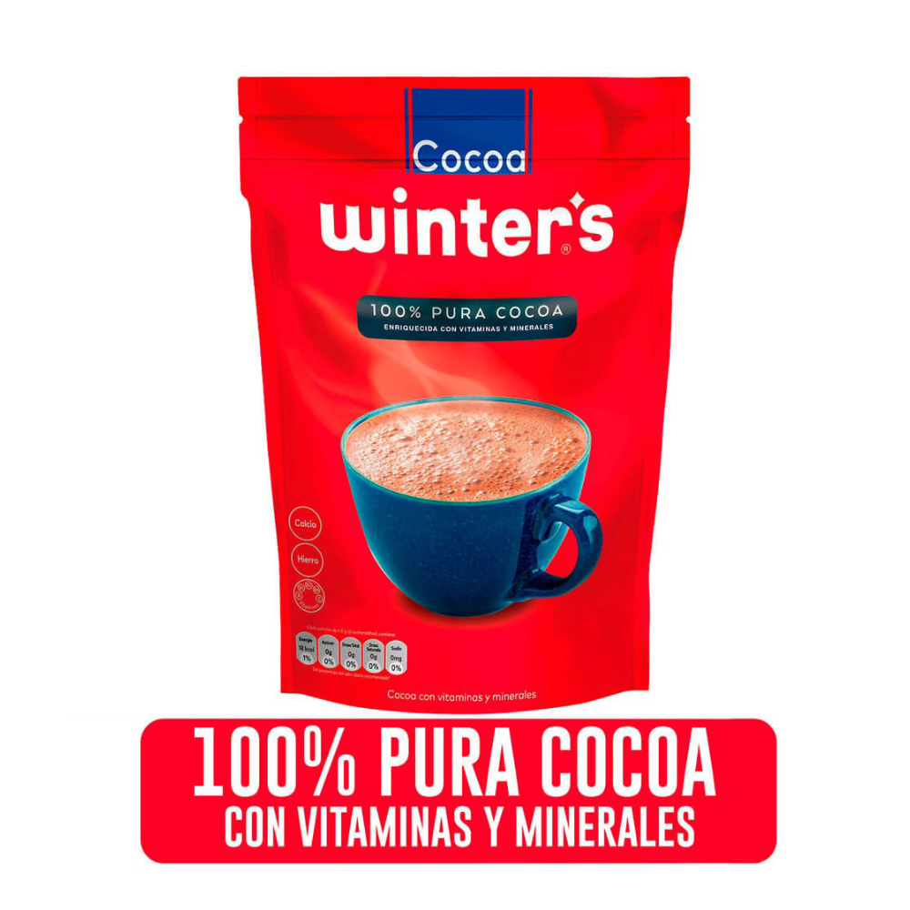 Cocoa en Polvo Winter's Doypack 900gr