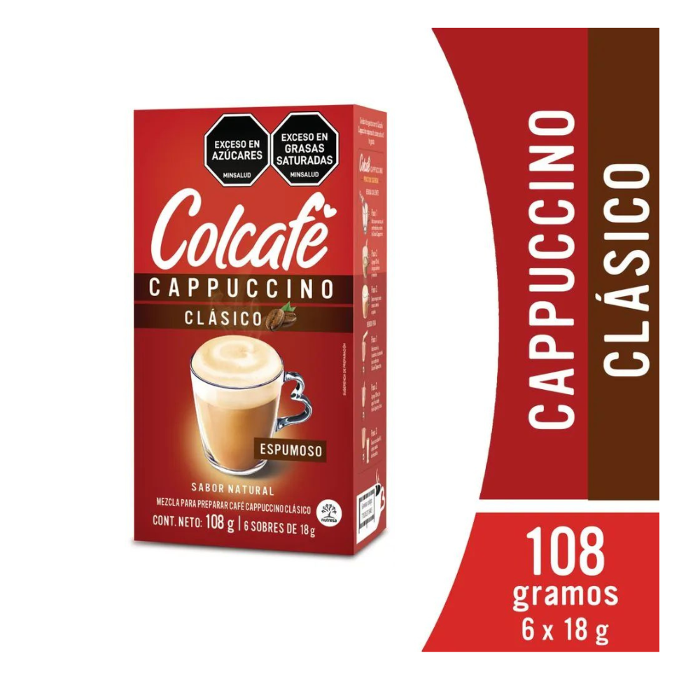 Colcafe Capuccino Clasico Caja 6un 108gr