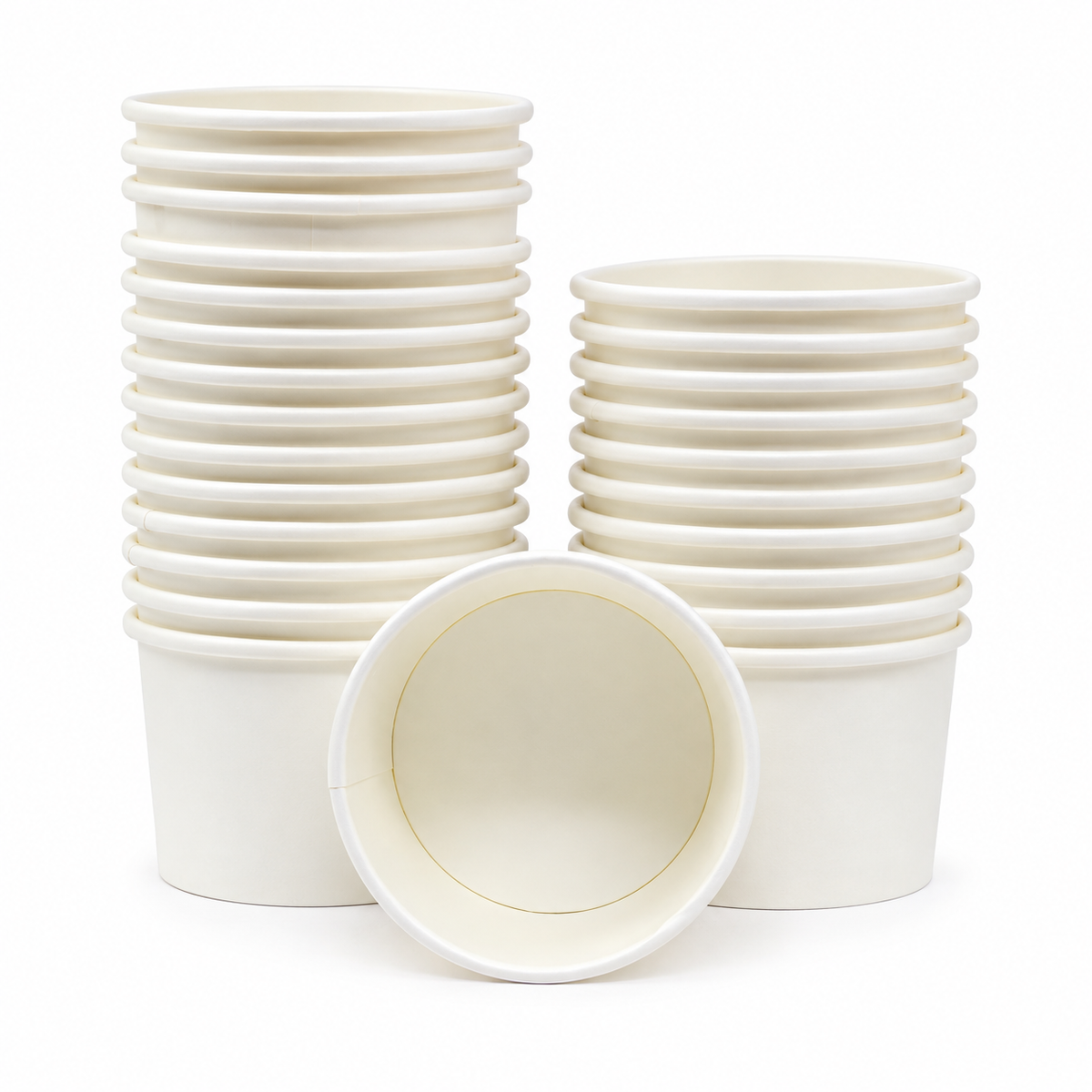 Contenedor de Polipapel para Helado con Diseño Ice Cream 4 oz Paquete x 25 un.