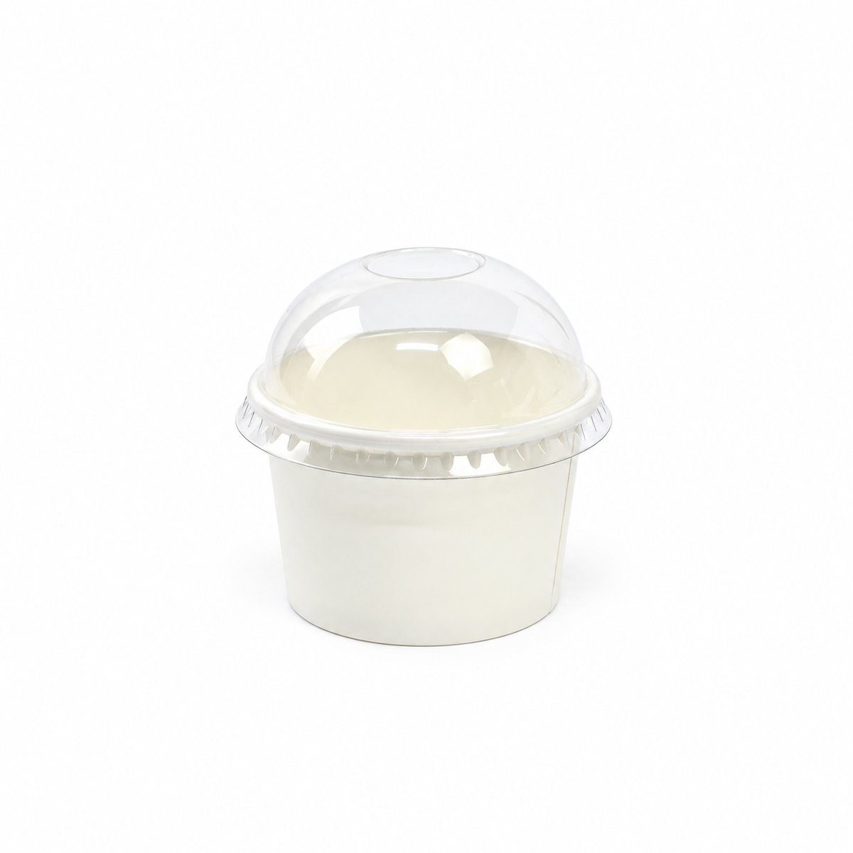 Contenedor de Polipapel para Helado con Diseño Ice Cream 4 oz con Tapa Paquete x 25 un.
