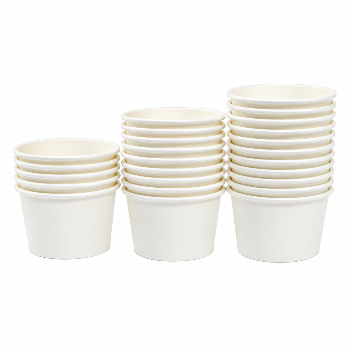 Contenedor de Polipapel para Helado con Diseño Ice Cream 4 oz sin Tapa Paquete x 25 un.